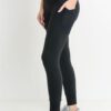 Black Leggings High Waisted with Pockets